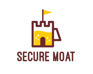 Castle Beer Mug  logo