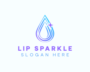 Water Droplet Ripple logo design