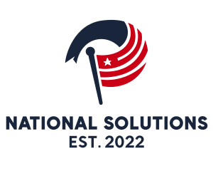 Washington Election Flag  logo design