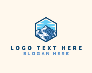Mountain Peak Hexagon logo