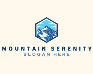 Mountain Peak Hexagon logo