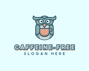 Owl Coffee Cup logo design