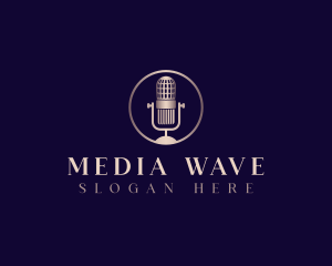 Broadcasting Audio Mic logo