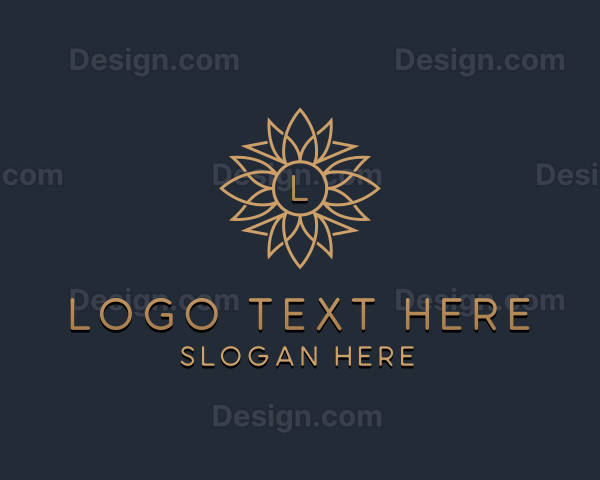 Wedding Event Flower Logo