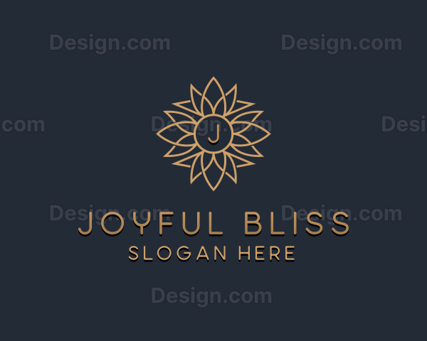 Wedding Event Flower Logo