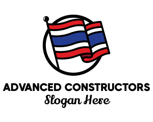 Thailand Country Flag  logo design