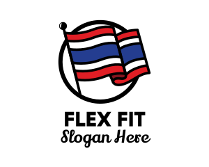 Thailand Country Flag  logo design