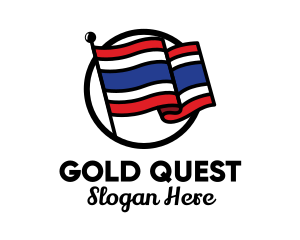 Thailand Country Flag  logo design