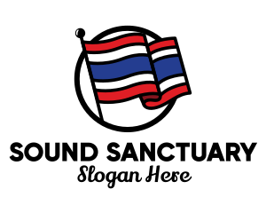 Thailand Country Flag  logo design