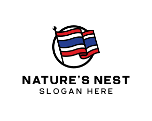 Thailand Country Flag  logo