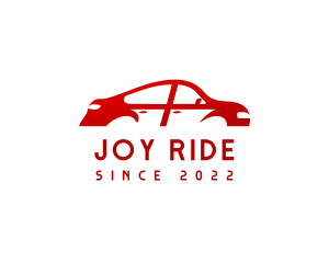 Red Car Automotive logo design