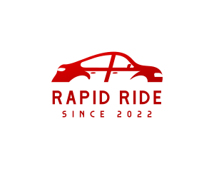 Red Car Automotive logo design