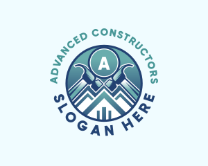 Roof Builder Construction logo design