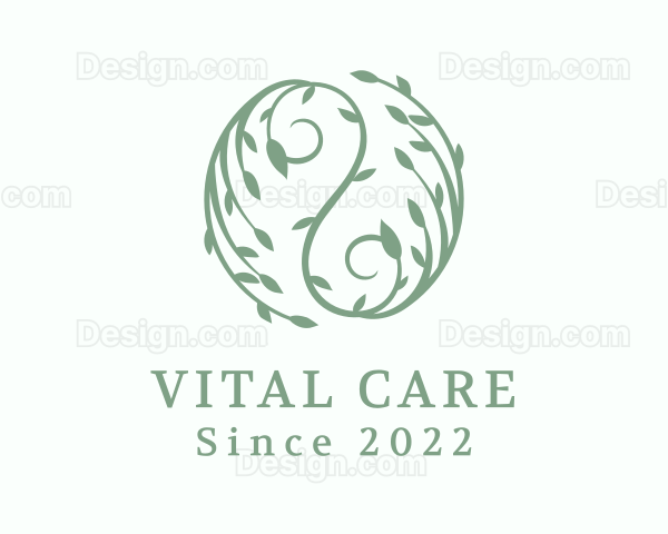 Eco Yin Yang Wellness Logo