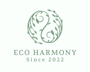 Eco Yin Yang Wellness logo design