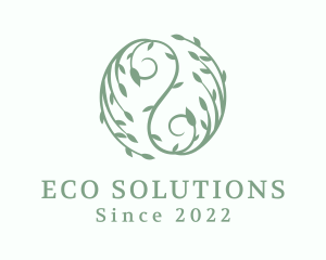 Eco Yin Yang Wellness logo design