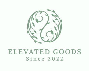 Eco Yin Yang Wellness logo design