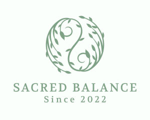 Eco Yin Yang Wellness logo design