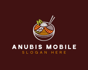 Bibimbap Fresh Meal logo design