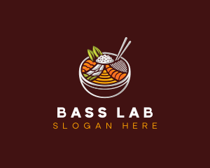 Bibimbap Fresh Meal logo design