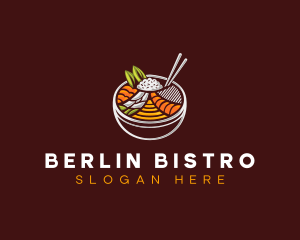 Bibimbap Fresh Meal logo design