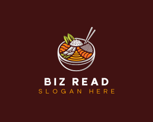 Bibimbap Fresh Meal logo design