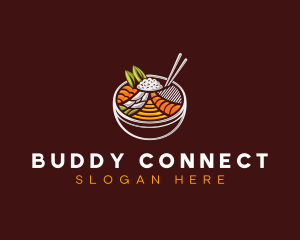 Bibimbap Fresh Meal logo design