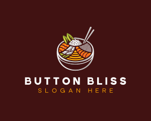 Bibimbap Fresh Meal logo design