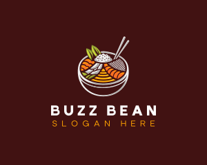 Bibimbap Fresh Meal logo design