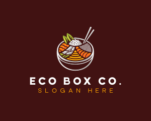 Bibimbap Fresh Meal logo design