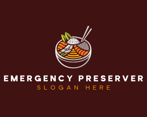 Bibimbap Fresh Meal logo design