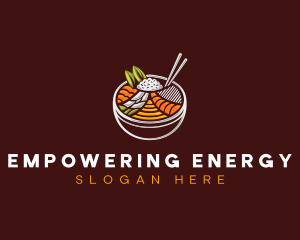 Bibimbap Fresh Meal logo design