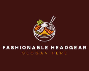 Bibimbap Fresh Meal logo design