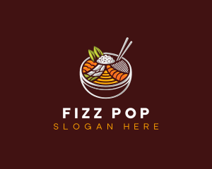 Bibimbap Fresh Meal logo design