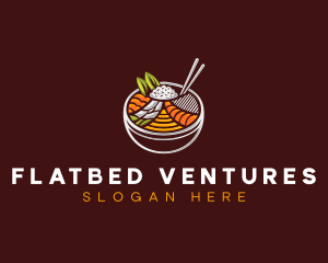 Bibimbap Fresh Meal logo design