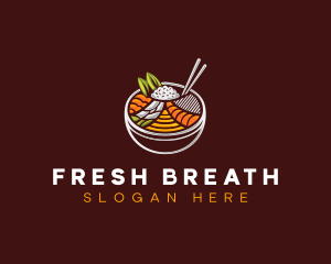 Bibimbap Fresh Meal logo design