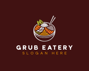 Bibimbap Fresh Meal logo design