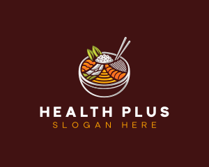 Bibimbap Fresh Meal logo design