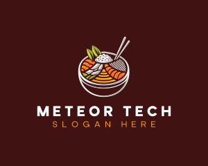 Bibimbap Fresh Meal logo design