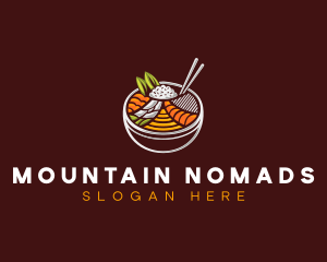 Bibimbap Fresh Meal logo design