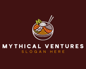 Bibimbap Fresh Meal logo design