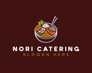 Bibimbap Fresh Meal logo design