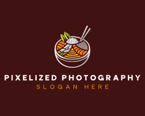 Bibimbap Fresh Meal logo design