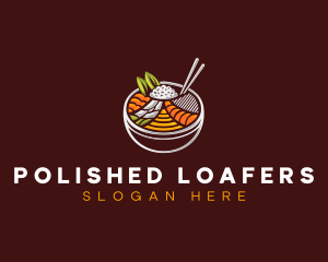 Bibimbap Fresh Meal logo design