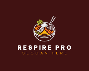 Bibimbap Fresh Meal logo design