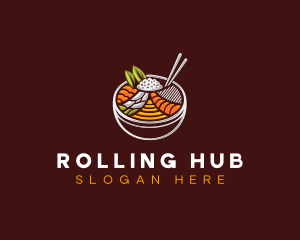 Bibimbap Fresh Meal logo design