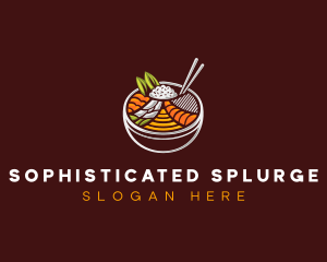 Bibimbap Fresh Meal logo design