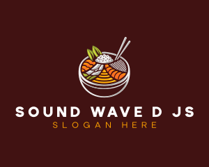 Bibimbap Fresh Meal logo design