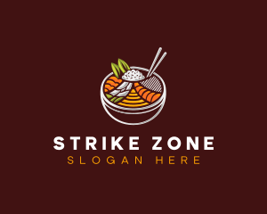 Bibimbap Fresh Meal logo design