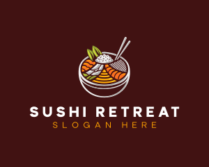 Bibimbap Fresh Meal logo design